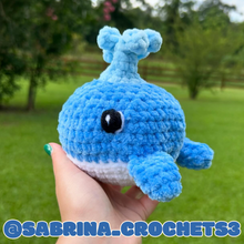 Load image into Gallery viewer, Figaro the Whale Pop It Crochet Pattern
