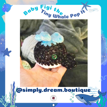 Load image into Gallery viewer, Baby Figi the Tiny Whale Pop It Crochet Pattern
