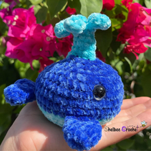 Load image into Gallery viewer, Figaro the Whale Pop It Crochet Pattern
