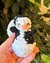 Load image into Gallery viewer, Peggbert the Tiny Penguin Egg Pop Crochet Fidget

