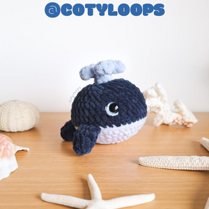 Figaro the Whale Pop It Crochet Pattern