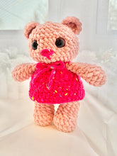 Load image into Gallery viewer, Pinkie the Pink Dress Teddy
