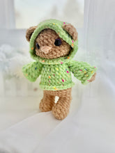 Load image into Gallery viewer, Greenie the Green Hoodie Teddy
