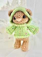 Load image into Gallery viewer, Greenie the Green Hoodie Teddy
