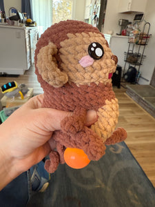 Monkey See, Monkey Doo Doo the Stress Ball Crochet Pattern