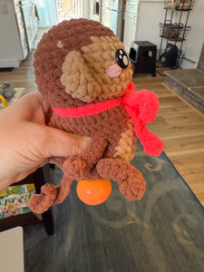Monkey See, Monkey Doo Doo the Stress Ball Crochet Pattern