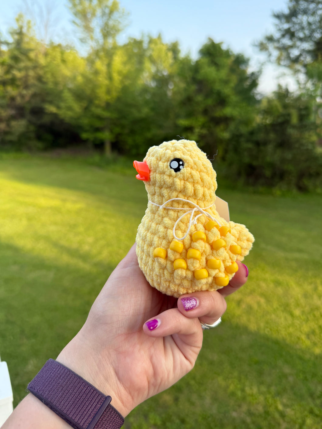 Quackers the Beaded Duckie Fidget