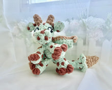 Load image into Gallery viewer, Minty the Mint Chocolate Ice Cream Dragon
